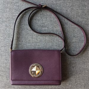 Plum Kate Spade Crossbody Bag